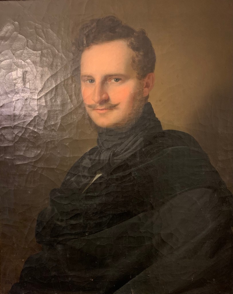 In this portrait of Petar Drašković he bares a striking resemblance to Chris' brother, Peter.