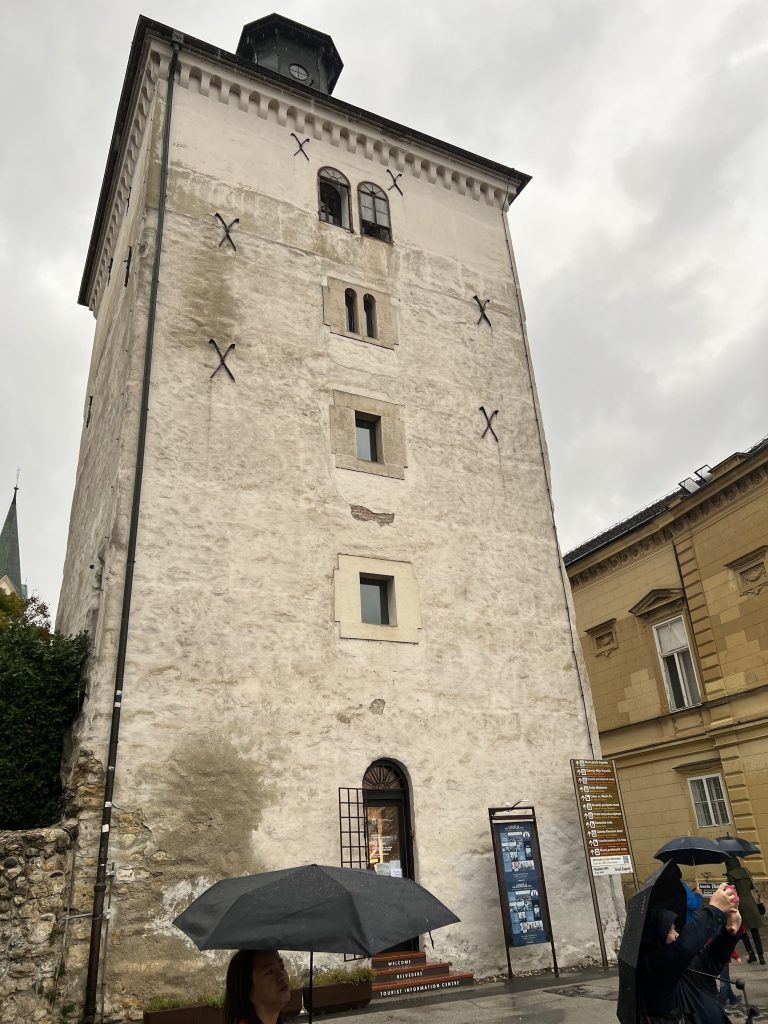Burglar's Tower or Lotršćak as it is called in Zagreb, Croatia.