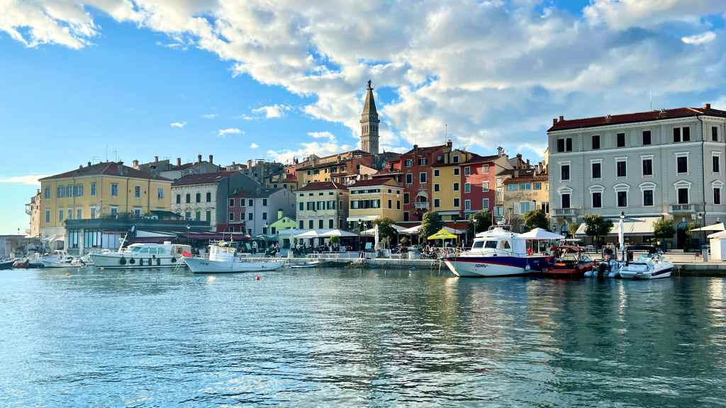The romantic seaside town of Rovinj in Croatia’s Istria region.