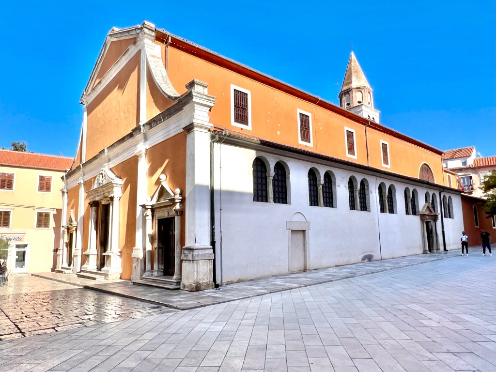 In 1632, St Simeon Church in Zadar, Croatia, was consecrated to St. Simeon, the most revered saint in Zadar. Prior to that for a brief period (1567-1632) it was consecrated to the Assumption of the Virgin.