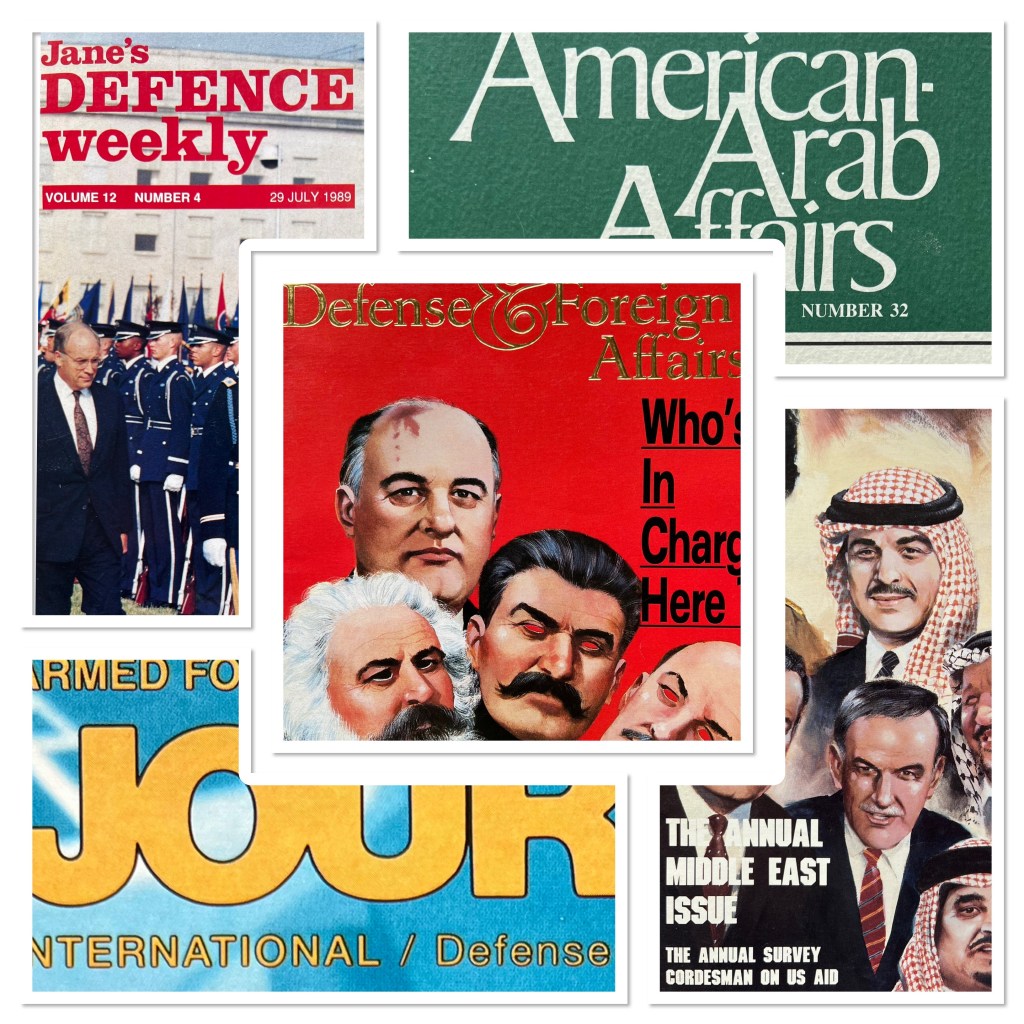 The author of Travel The Four Corners, a travelogue, began her career as a journalist writing for publications that included Defense & Foreign Affairs, Jane's Defense Weekly, Armed Forces Journal, and American Arab Affairs.