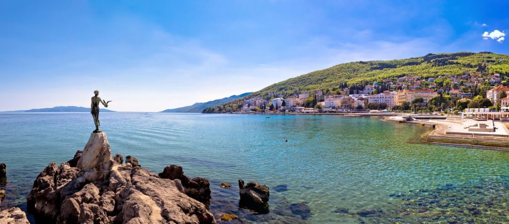 Opatija, Croatia, is at the top of the Kvarner Gulf. Photo Credit: iStock.com/xbrchx